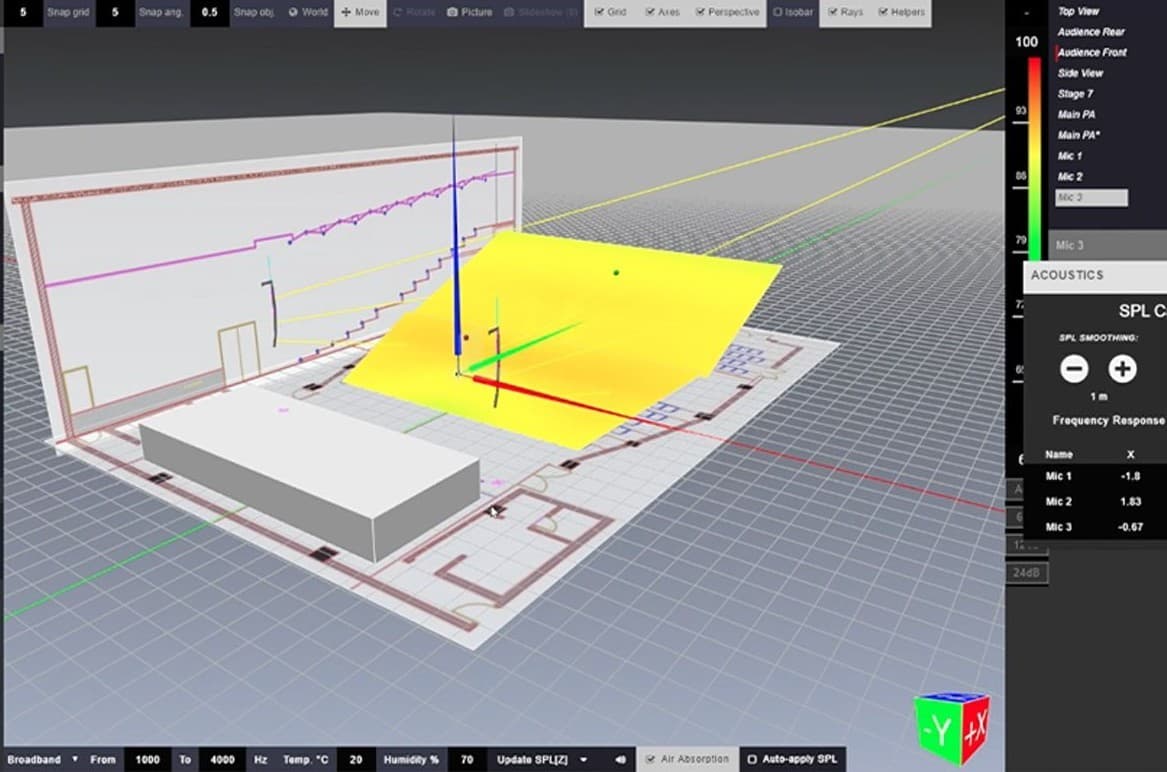 Design renderings for integrated loudspeaker layout