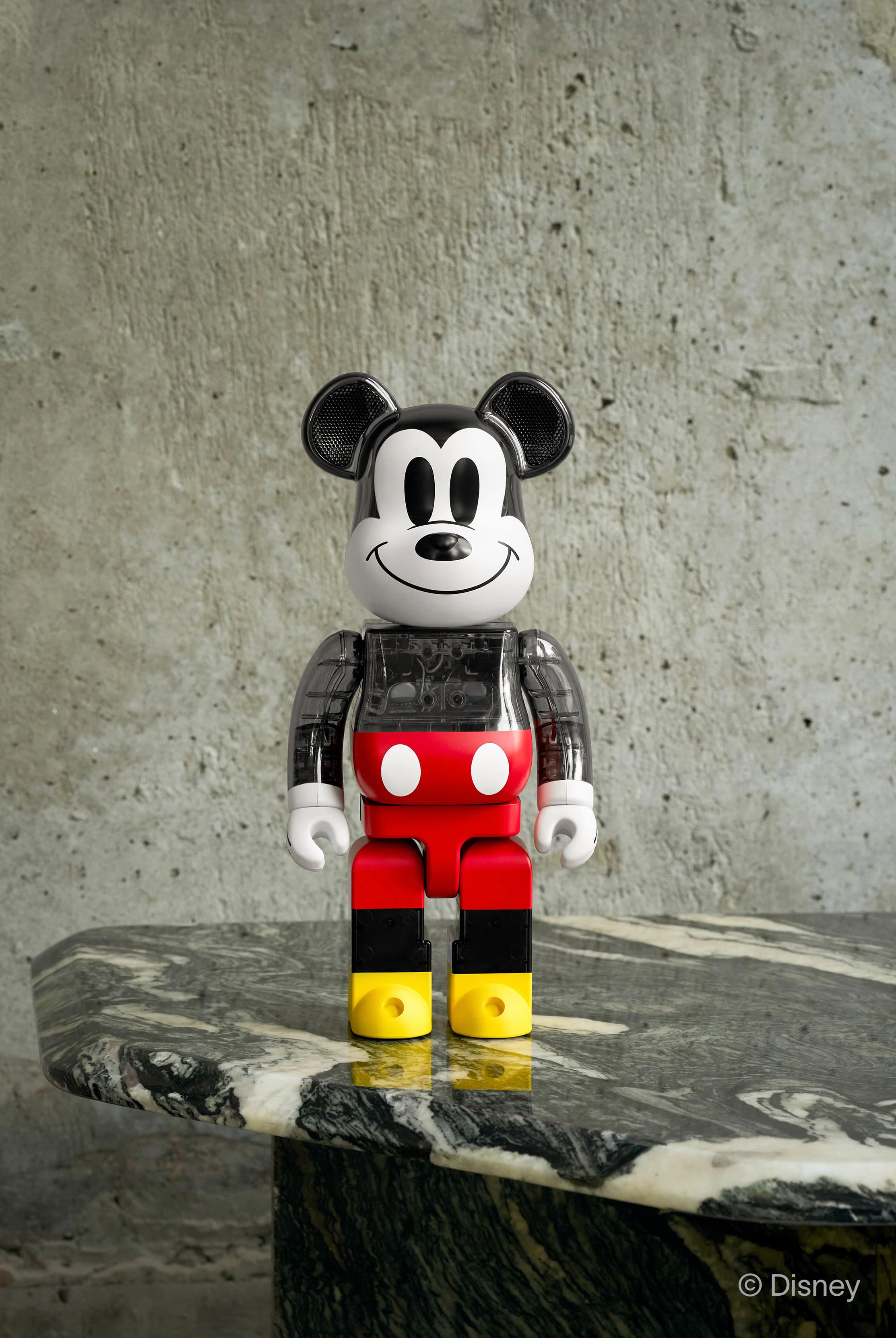 Mickey collaboration close-up of graphics