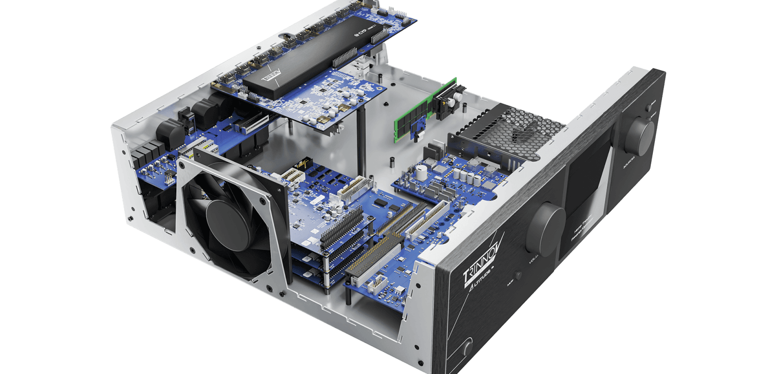 Altitude16 internal layout with cover removed